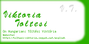 viktoria toltesi business card
